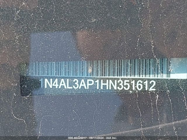 1N4AL3AP1HN351612 Nissan Altima 2.5 S