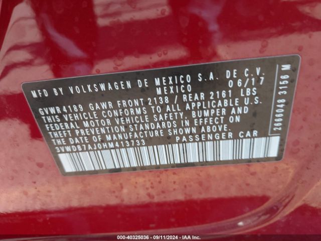 3VWDB7AJ0HM413733 Volkswagen 1.4 tsi