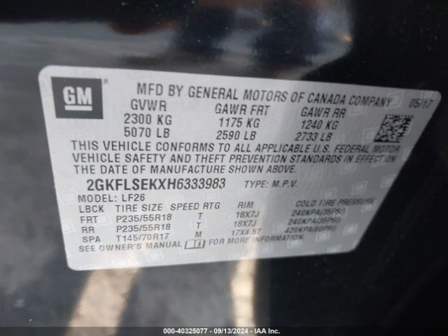 2GKFLSEKXH6333983 GMC Terrain Sle-1