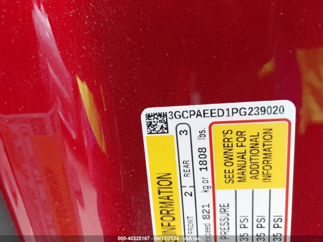 3GCPAEED1PG239020 Chevrolet Silverado 1500 2wd  Short Bed Ltz