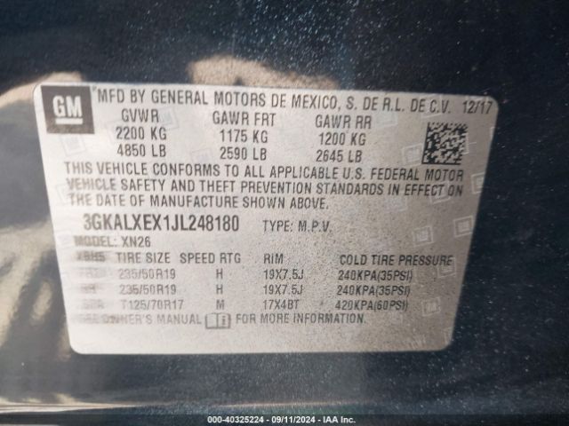 3GKALXEX1JL248180 GMC Terrain Denali