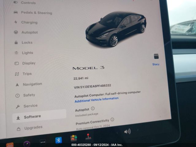 5YJ3E1EA6PF486332 Tesla Model 3 Rear-wheel Drive