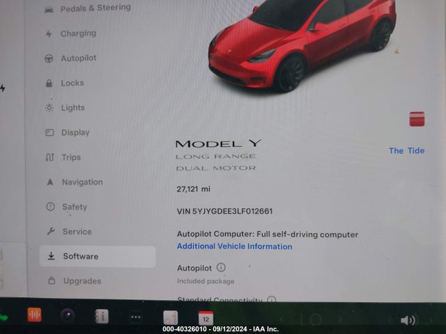 2020 TESLA MODEL Y 5YJYGDEE3LF012661 Photo 6