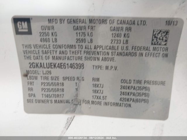 2GKALUEK4E6146398 GMC Terrain Denali