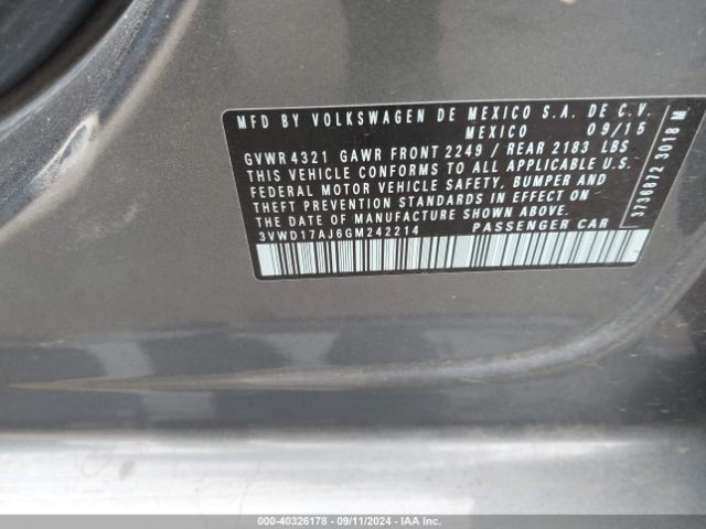 3VWD17AJ6GM242214 Volkswagen Jetta 1.8t Sport