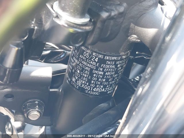2024 KAWASAKI EX500 ML5EXGG14RDA25835 Photo 9