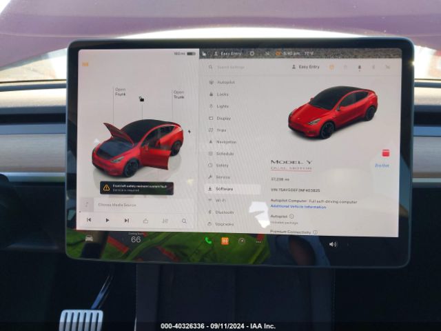 7SAYGDEF3NF403825 Tesla Model Y Performance Dual Motor All-wheel Drive
