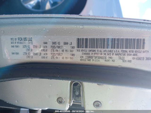 1C6RR6FT0FS646516 RAM 1500 Tradesman