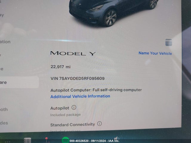 2024 TESLA MODEL Y 7SAYGDED5RF095609 Photo 6