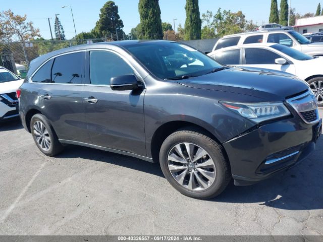 5FRYD3H63FB004795 Acura Mdx Technology Pkg W/entertainment Pkg