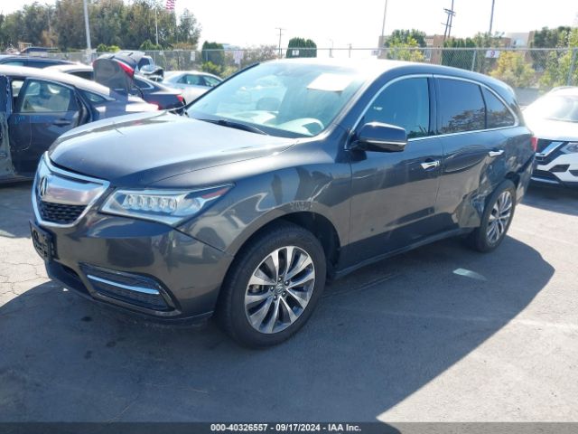 5FRYD3H63FB004795 Acura Mdx Technology Pkg W/entertainment Pkg