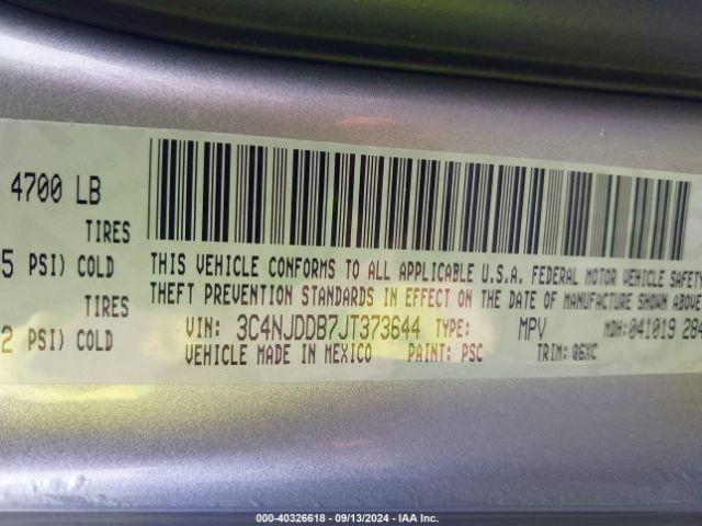 3C4NJDDB7JT373644 Jeep Compass Trailhawk 4x4