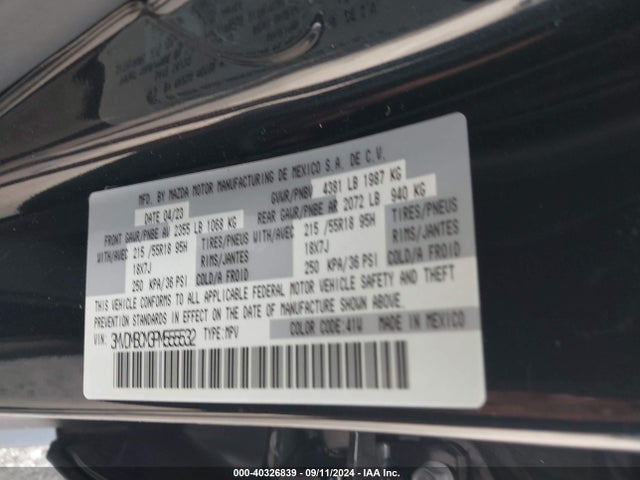 3MVDMBCM3PM555532 Mazda Cx-30 2.5 S Preferred