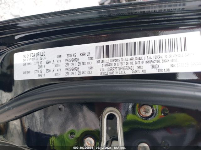 1C6RR7TT0FS572461 RAM 1500 Big Horn