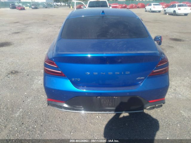KMTG34TA6NU101904 Genesis G70 2.0t Awd