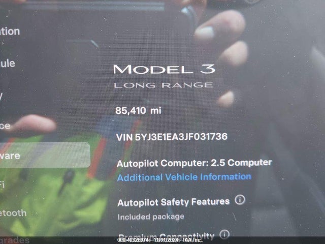 2018 TESLA MODEL 3 5YJ3E1EA3JF031736 Photo 6