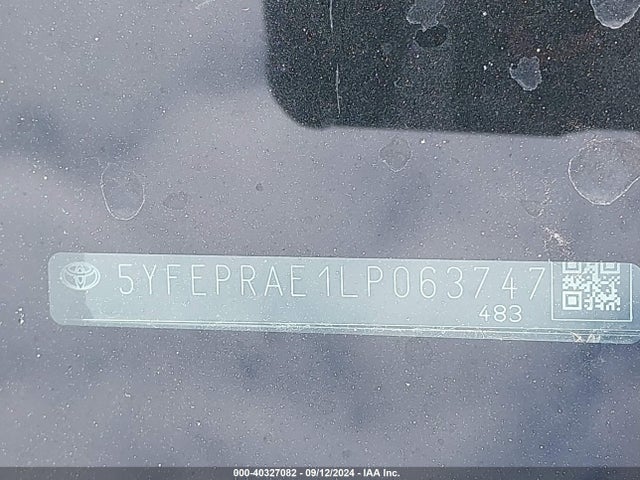 Toyota COROLLA LE 2020 5YFEPRAE1LP063747 Image 17