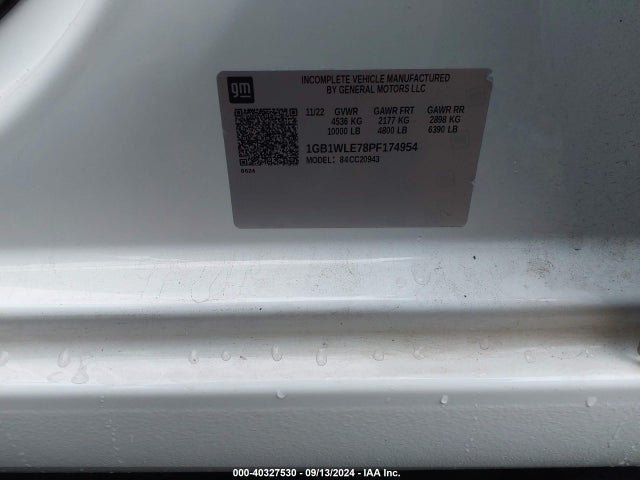 1GB1WLE78PF174954 Chevrolet Silverado 2500hd 2wd  Long Bed Wt