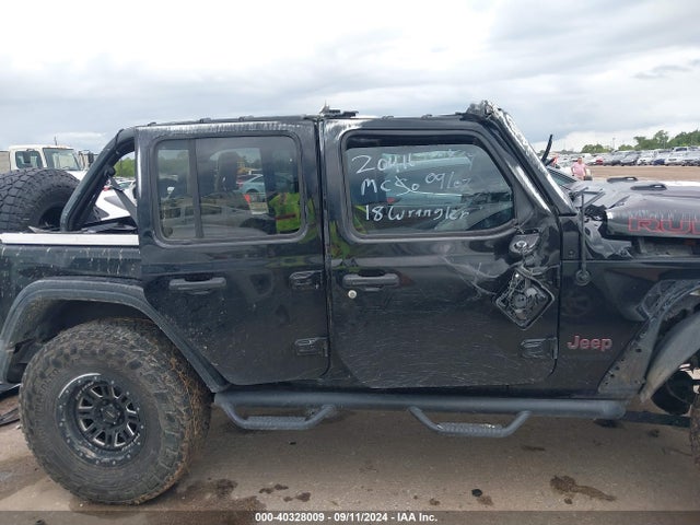 2018 Jeep Wrangler Unlimited Rubicon 4x4 მანქანა იყიდება აუქციონზე, vin: 1C4HJXFG3JW166671, აუქციონის ნომერი: 40328009