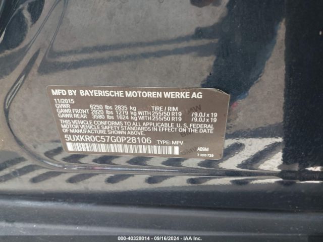 5UXKR0C57G0P28106 BMW X5 Xdrive35i