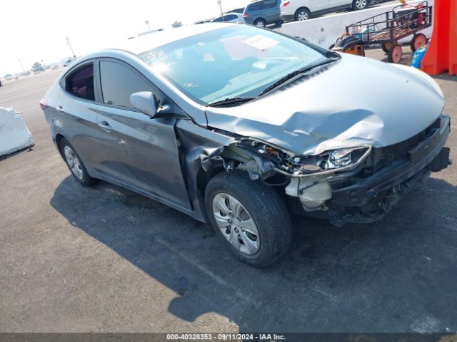 KMHDH4AE1GU607194 Hyundai ELANTRA SE