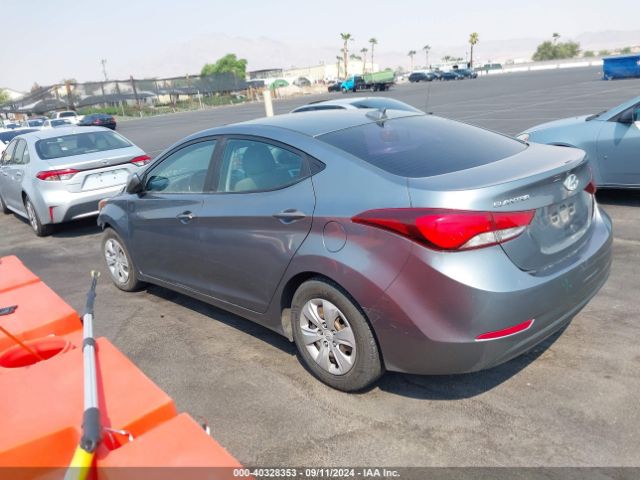 KMHDH4AE1GU607194 Hyundai ELANTRA SE