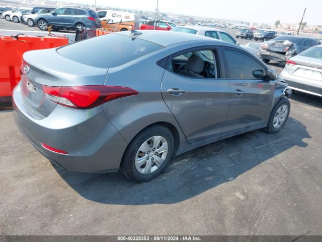 KMHDH4AE1GU607194 Hyundai ELANTRA SE