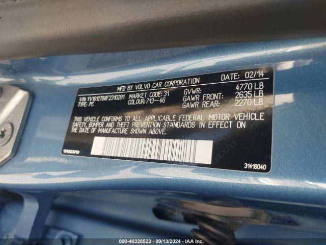 YV1612TB8F2310291 Volvo S60 T5 Premier