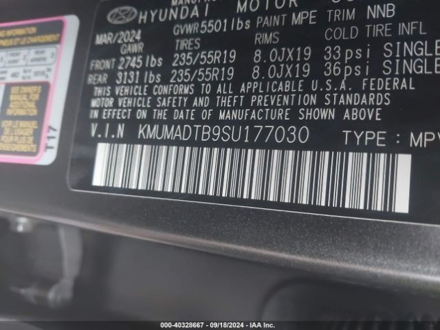 KMUMADTB9SU177030 Genesis Gv70 2.5t Awd