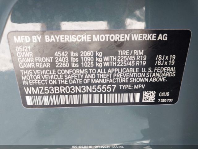 WMZ53BR03N3N55557 Mini Countryman Cooper S