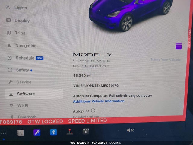 2021 TESLA MODEL Y 5YJYGDEE4MF069176 Photo 6