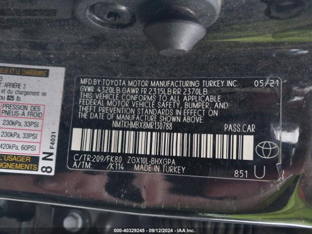 NMTKHMBX8MR130788 Toyota C-HR XLE