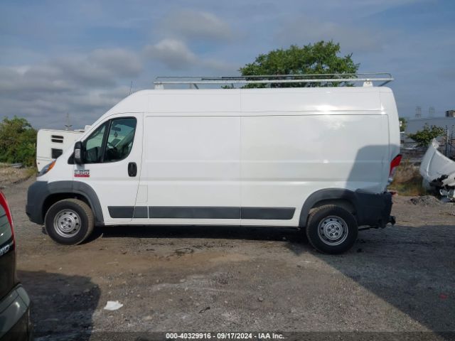 3C6TRVDG6JE147740 RAM Promaster 2500 High Roof 159 Wb