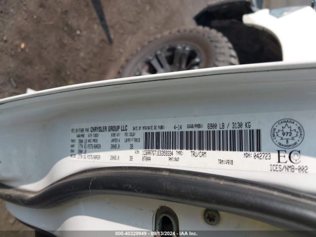 1C6RR7GT1ES359334 RAM 1500 Slt