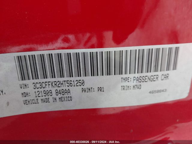 3C3CFFKR2HT561250 Fiat 500 POP