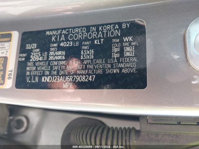 KNDJ23AU6R7908247 KIA SOUL LX