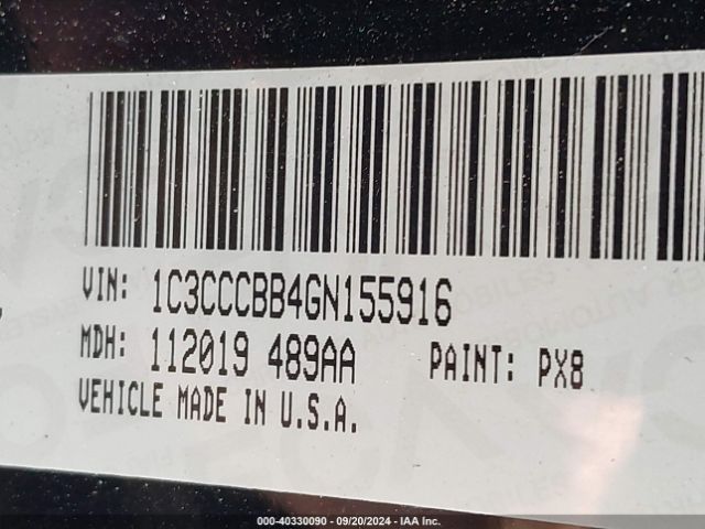 1C3CCCBB4GN155916 Chrysler 200 S