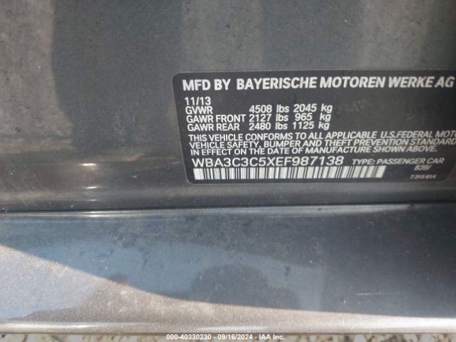 WBA3C3C5XEF987138 BMW 320i Xdrive