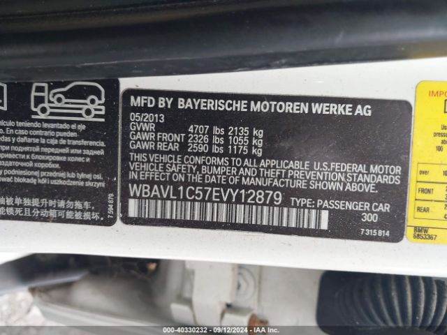 WBAVL1C57EVY12879 BMW X1 Xdrive28i