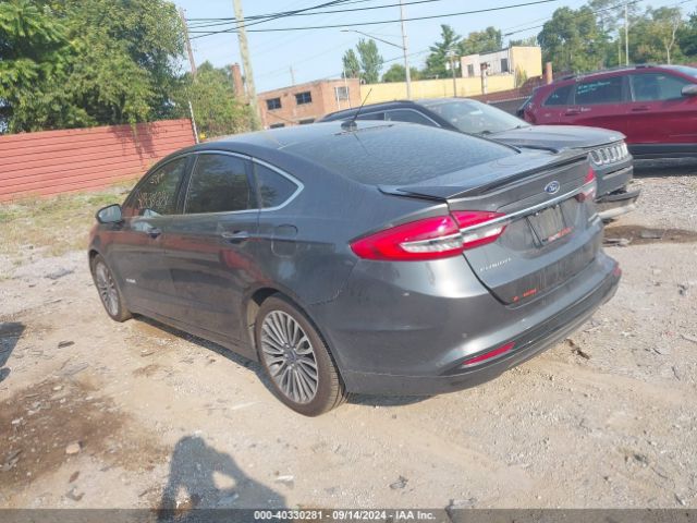 3FA6P0RU4JR207204 Ford Fusion Hybrid Titanium