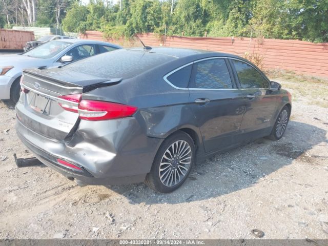 3FA6P0RU4JR207204 Ford Fusion Hybrid Titanium