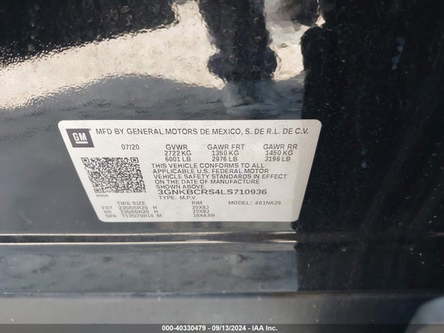 Chevrolet Blazer Fwd 2lt 2020 3GNKBCRS4LS710936 Image 9