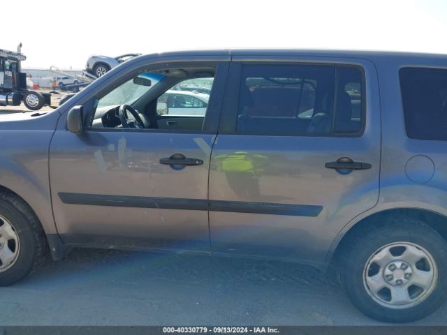 5FNYF4H21FB076707 Honda PILOT LX