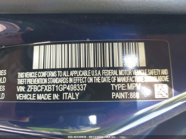 ZFBCFXBT1GP498337 Fiat 500x Easy