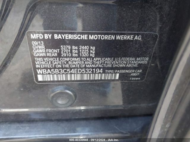WBA5B3C54ED532194 BMW 535i Xdrive