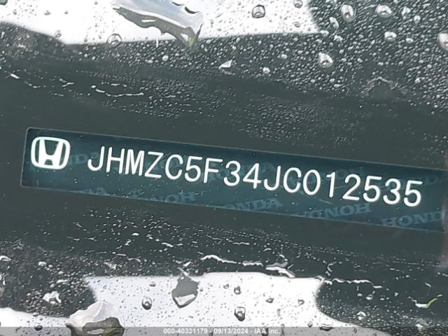 JHMZC5F34JC012535 Honda Clarity Plug-in Hybrid Touring
