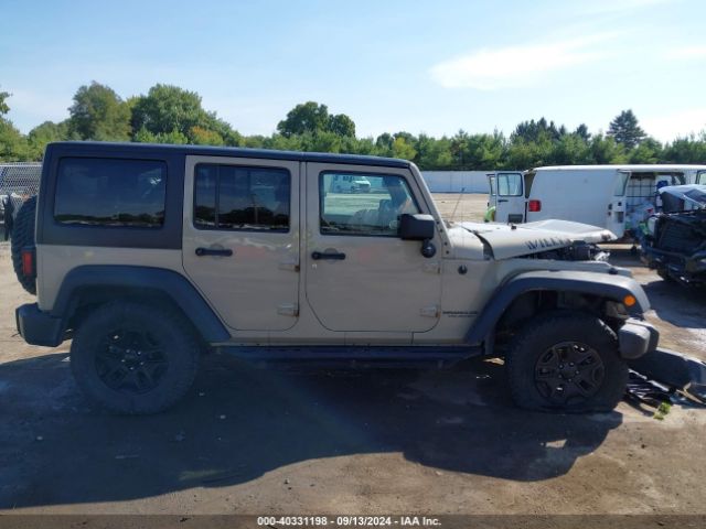 1C4BJWDG6GL296876 Jeep Wrangler Unlimited Willys Wheeler