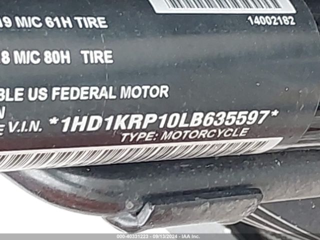 2020 HARLEY-DAVIDSON FLHXS 1HD1KRP10LB635597 Photo 9