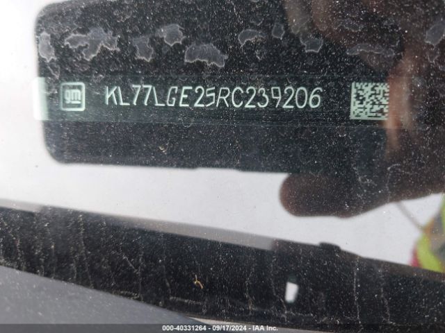 KL77LGE25RC239206 Chevrolet Trax Fwd 1rs
