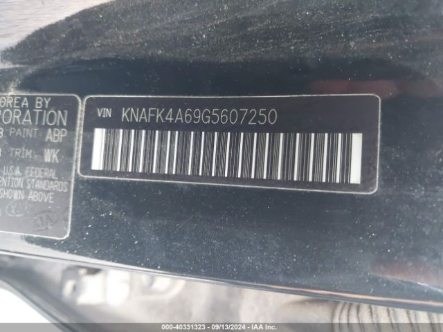 KNAFK4A69G5607250 KIA FORTE LX